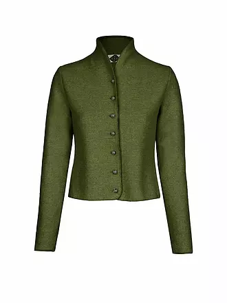 STAPF | Gilet traditionnel en tricot BRUNA | olive